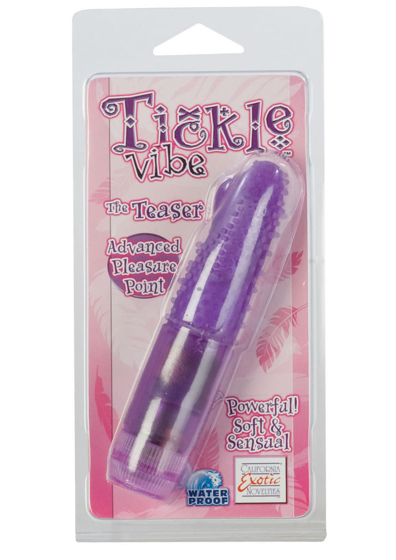 VIBRADOR DE COSQUILLAS THE TEASER IMPERMEABLE DE 4,25 PULGADAS PÚRPURA