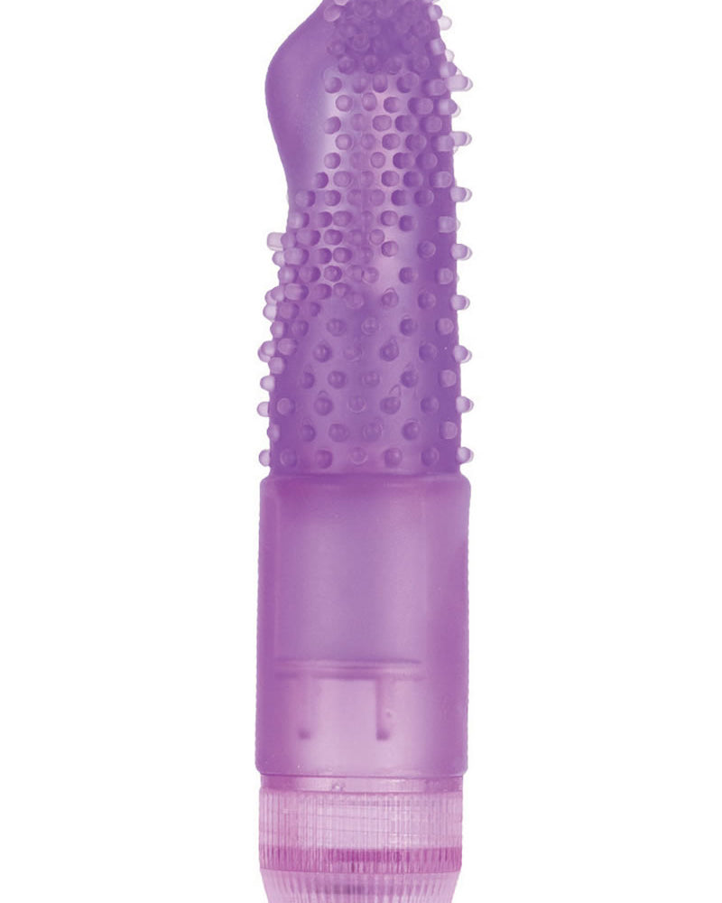 VIBRADOR DE COSQUILLAS THE TEASER IMPERMEABLE DE 4,25 PULGADAS PÚRPURA