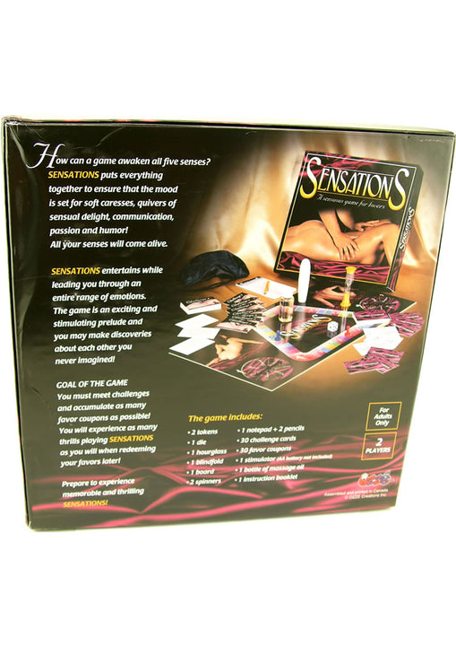 Sensations A Sensuous Game For Lovers Board Game