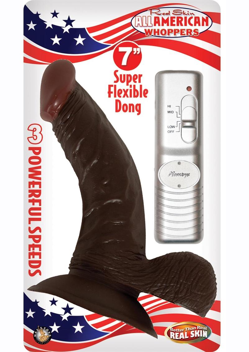 Afro American Whopper Dildo - Brown