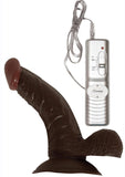 Afro American Whopper Dildo - Brown