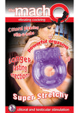 Anillo vibrador para el pene Macho morado