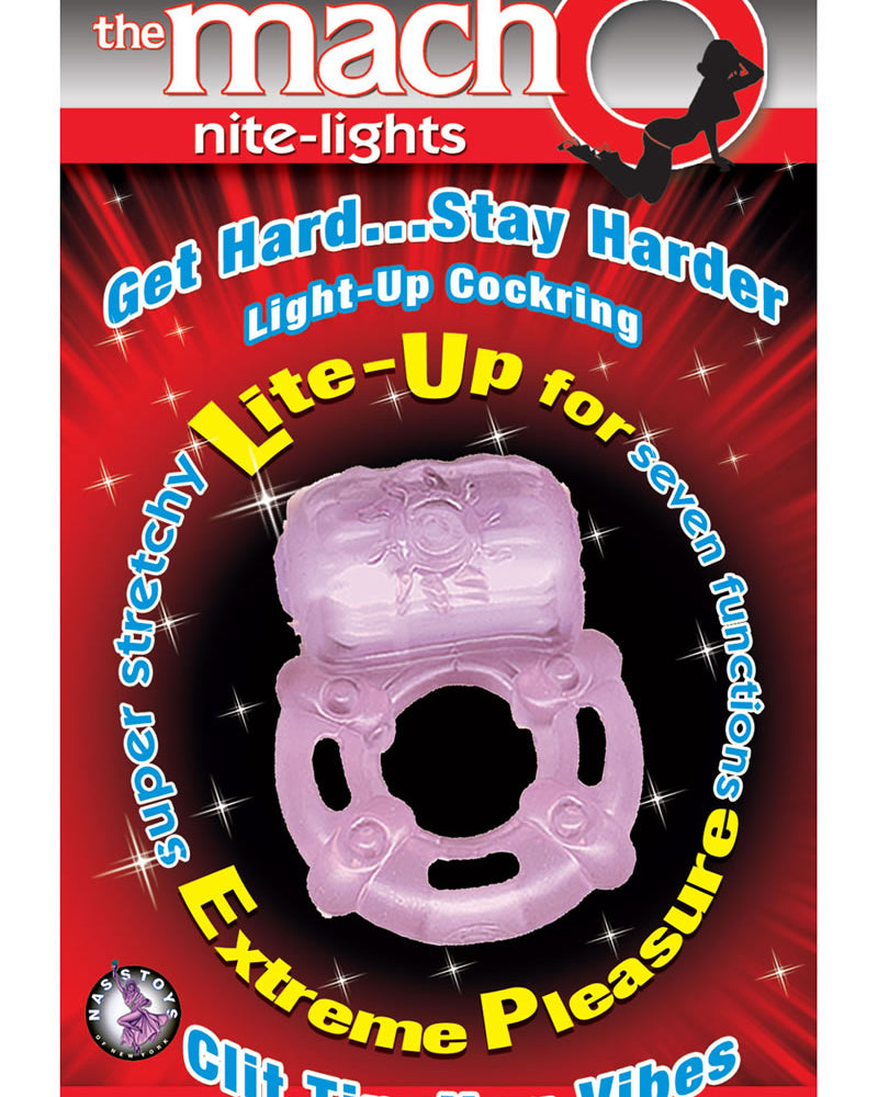 Luces de Macho Nite de color morado