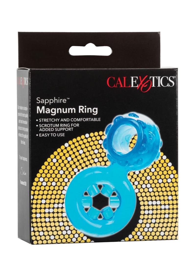 Anillo Magnum de zafiro