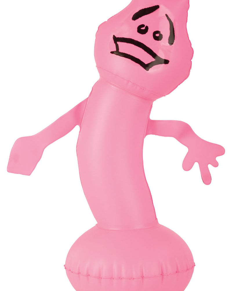 Centro de mesa con forma de pene juguetón e inflable