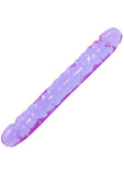 Jr. Double Dong Purple Jelly 12 Inch