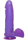 Crystal Jellies Ballsy Cock 8 Inch with Suction