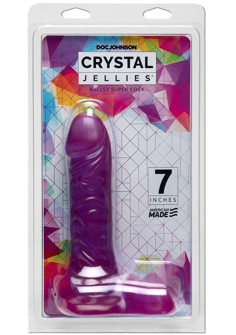 Crystal Jellies Ballsy Cock 7 Inch
