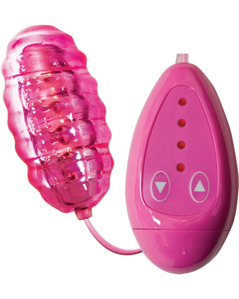 Vibrating Ridged Bullet Pink