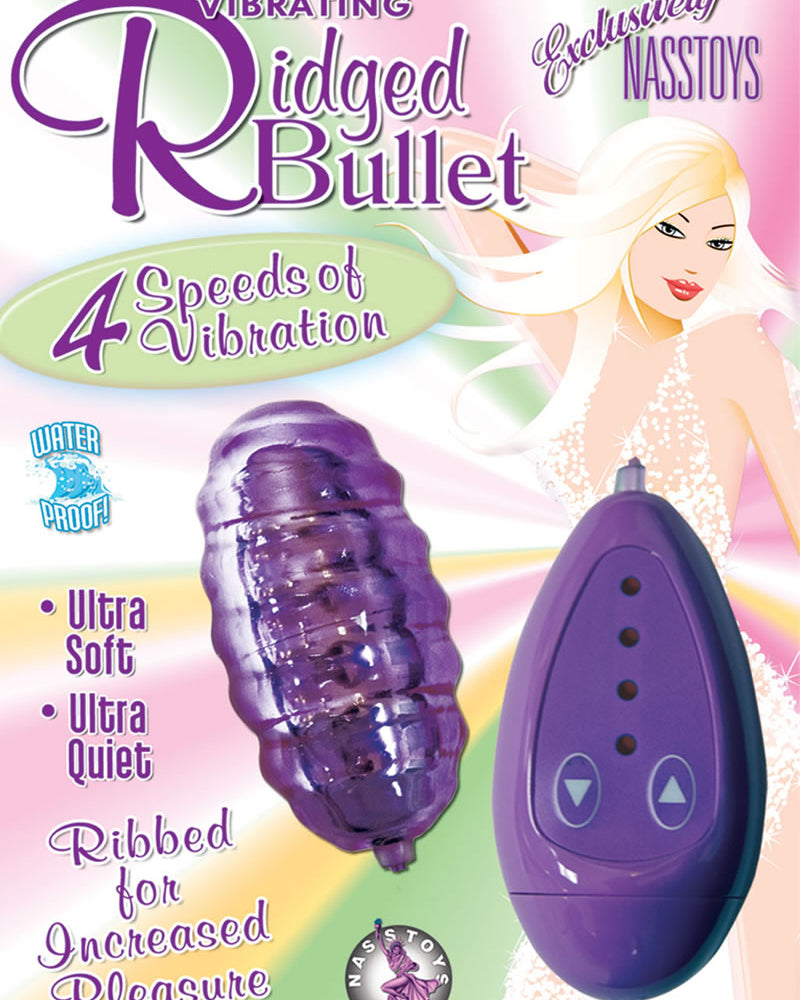 Vibrating Ridged Bullet Purple