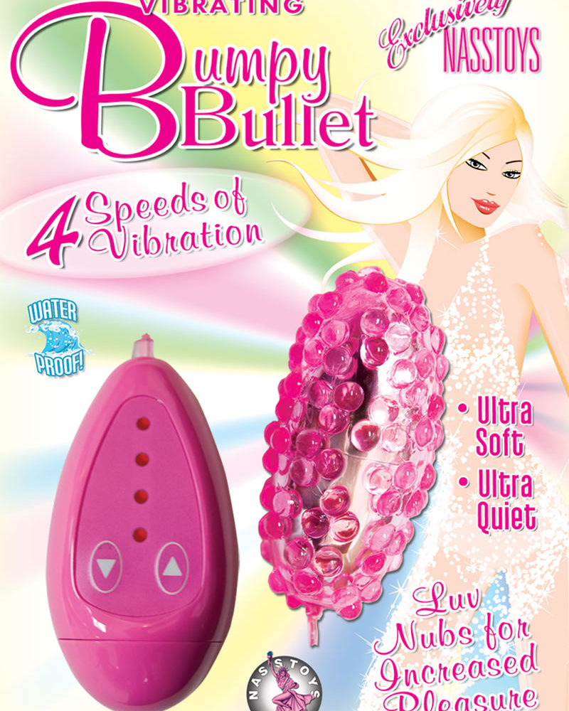 Vibrating Bumpy Bullet Pink