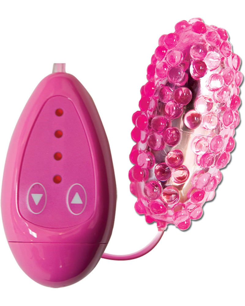 Vibrating Bumpy Bullet Pink