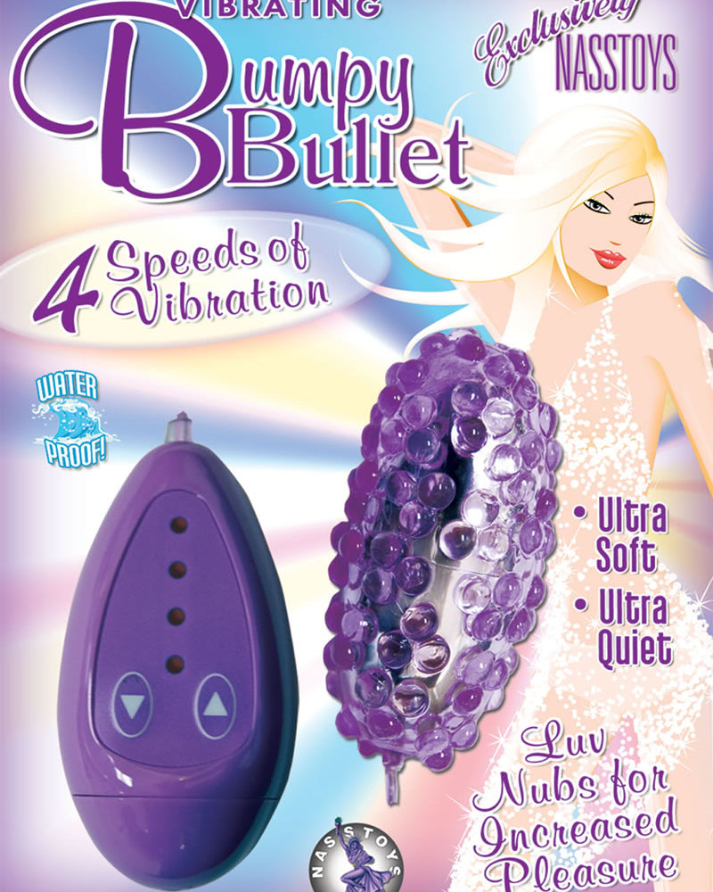 Vibrating Bumpy Bullet Purple