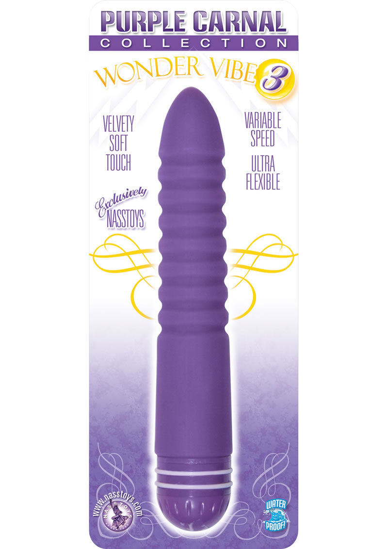 Vibrador morado Carnal Wonder 3