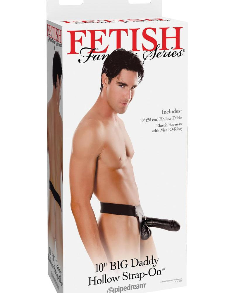 Fetish Fantasy Big Daddy Hollow - Correa de 10 pulgadas