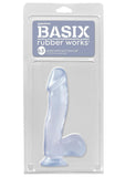 Basix 6.5 Dong con ventosa transparente