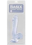 Basix 7.5 Dong con ventosa transparente