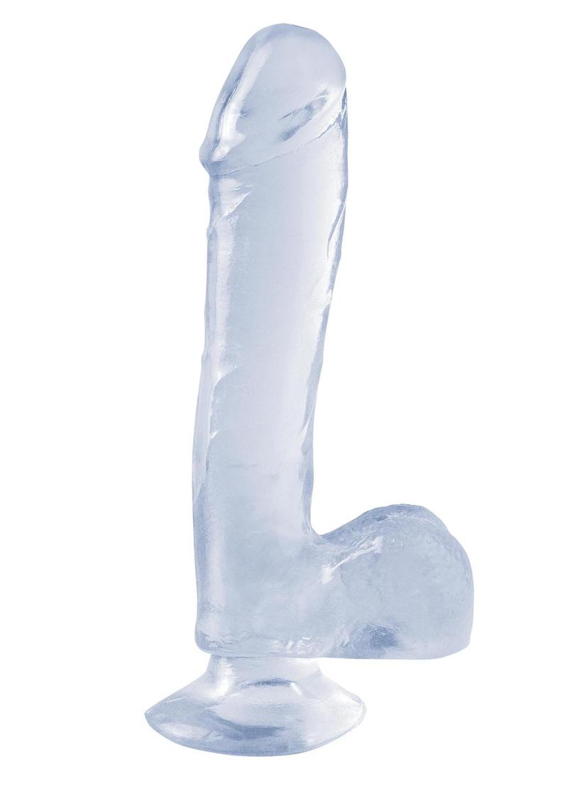 Basix 7.5 Dong con ventosa transparente