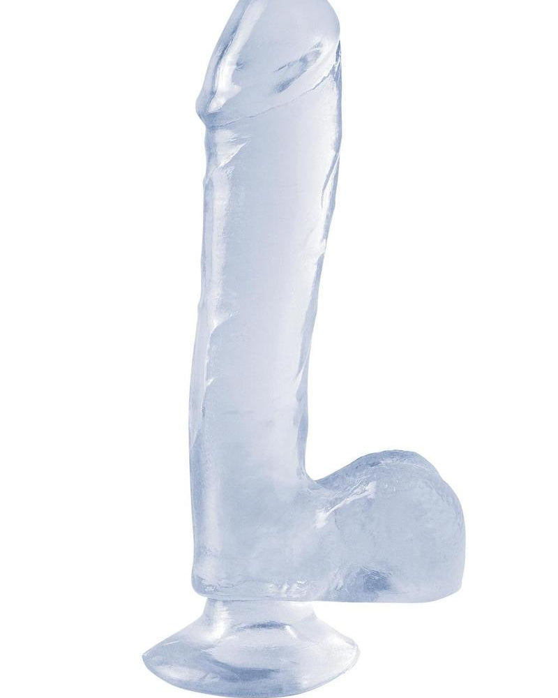 Basix 7.5 Dong con ventosa transparente
