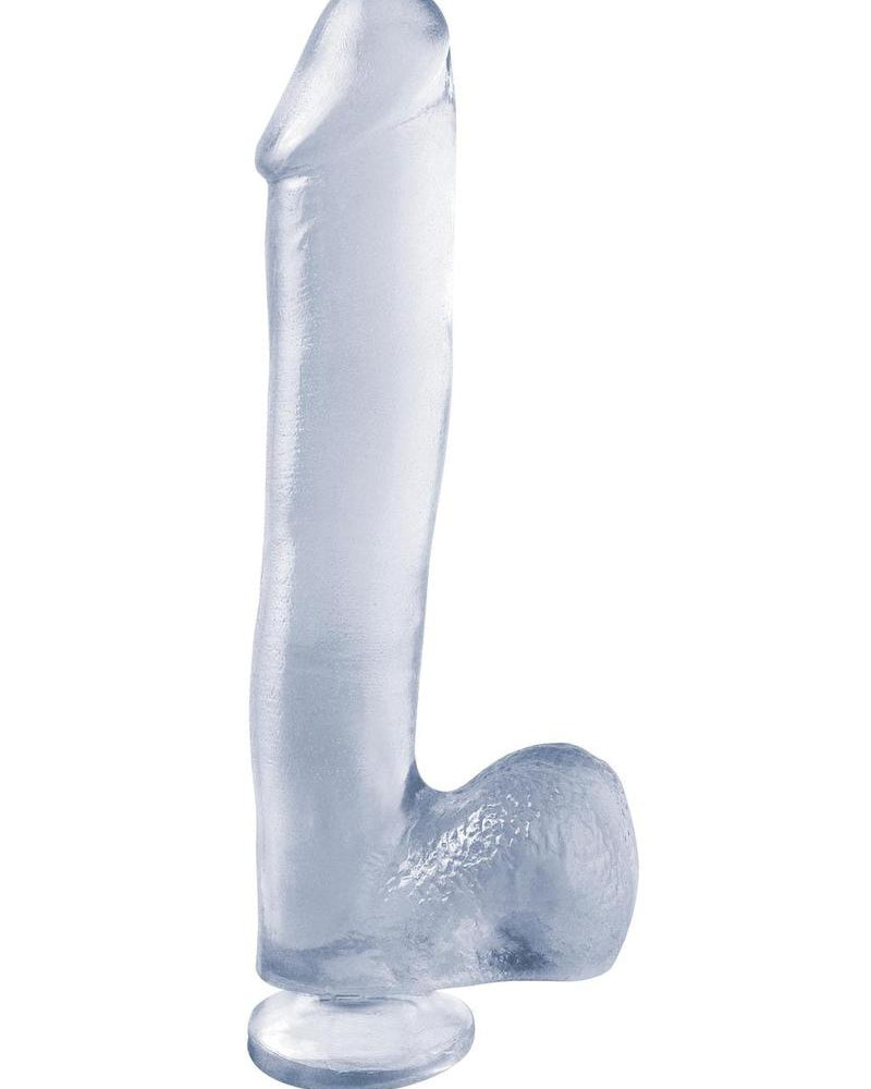 Basix 10 Dong con ventosa transparente