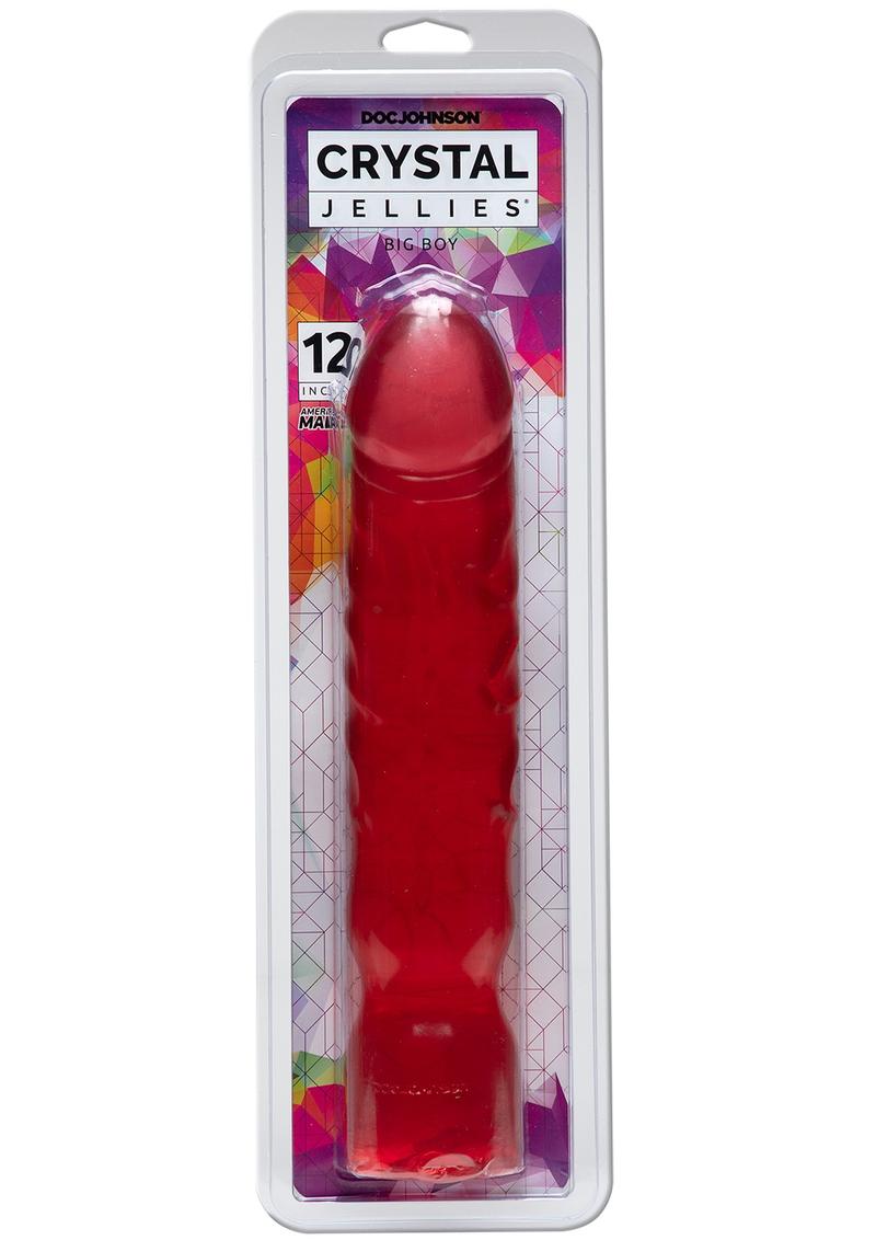 Pene de cristal Big Boy Dong - Rosa