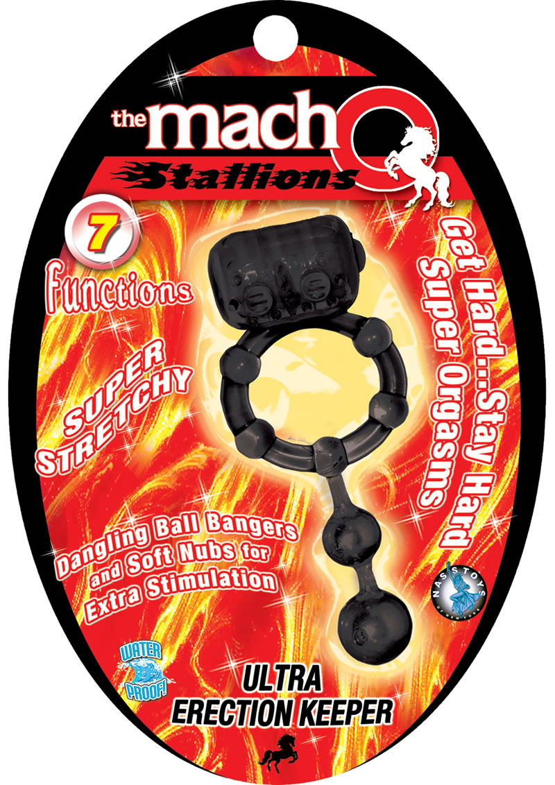 Macho Stallions Ultra Erection Keeper Black