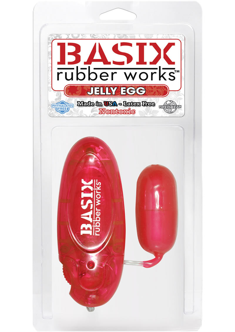 Huevo de gelatina BASIX rojo
