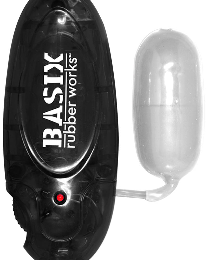 Huevo de gelatina Basix Rubber Works de 2,5 pulgadas transparente