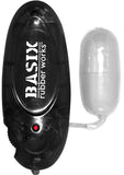 Huevo de gelatina Basix Rubber Works de 2,5 pulgadas transparente