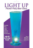 Party Pecker Light Up Beer Glass Blue