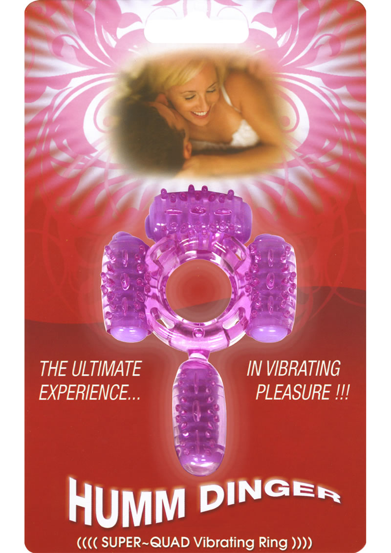 Humm Dinger Super Quad Vibrating Cock Ring