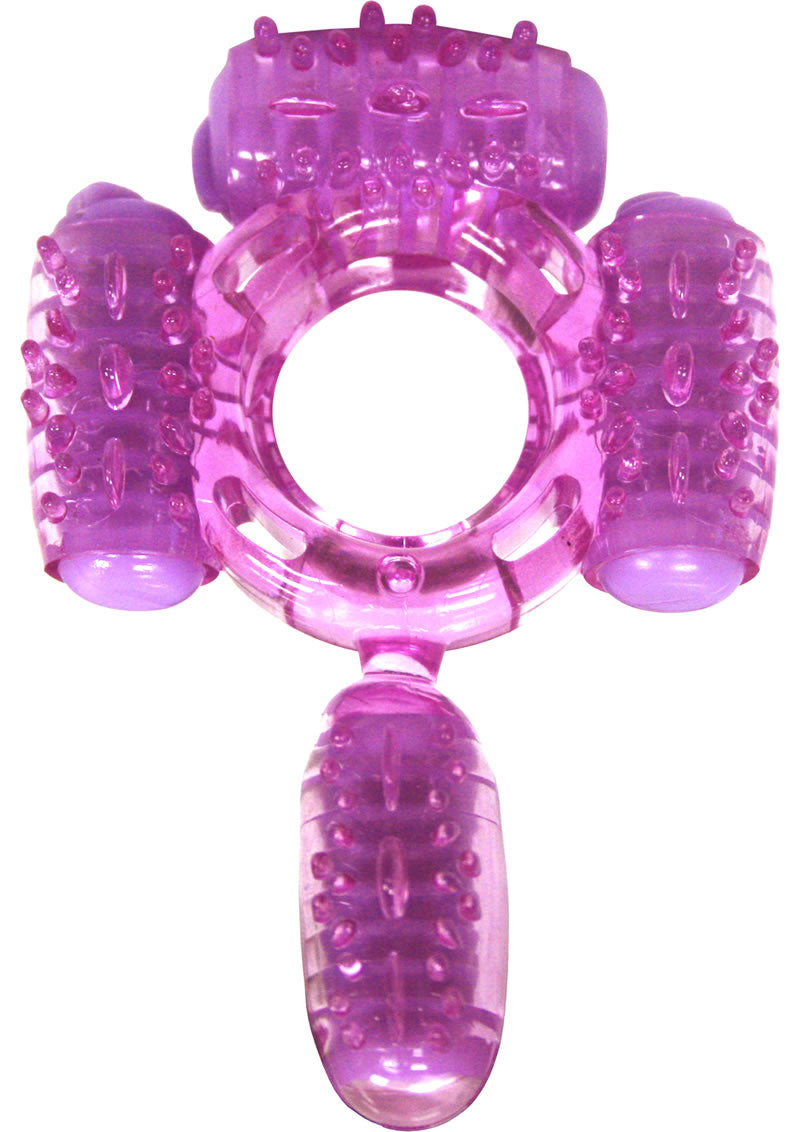 Humm Dinger Super Quad Vibrating Cock Ring