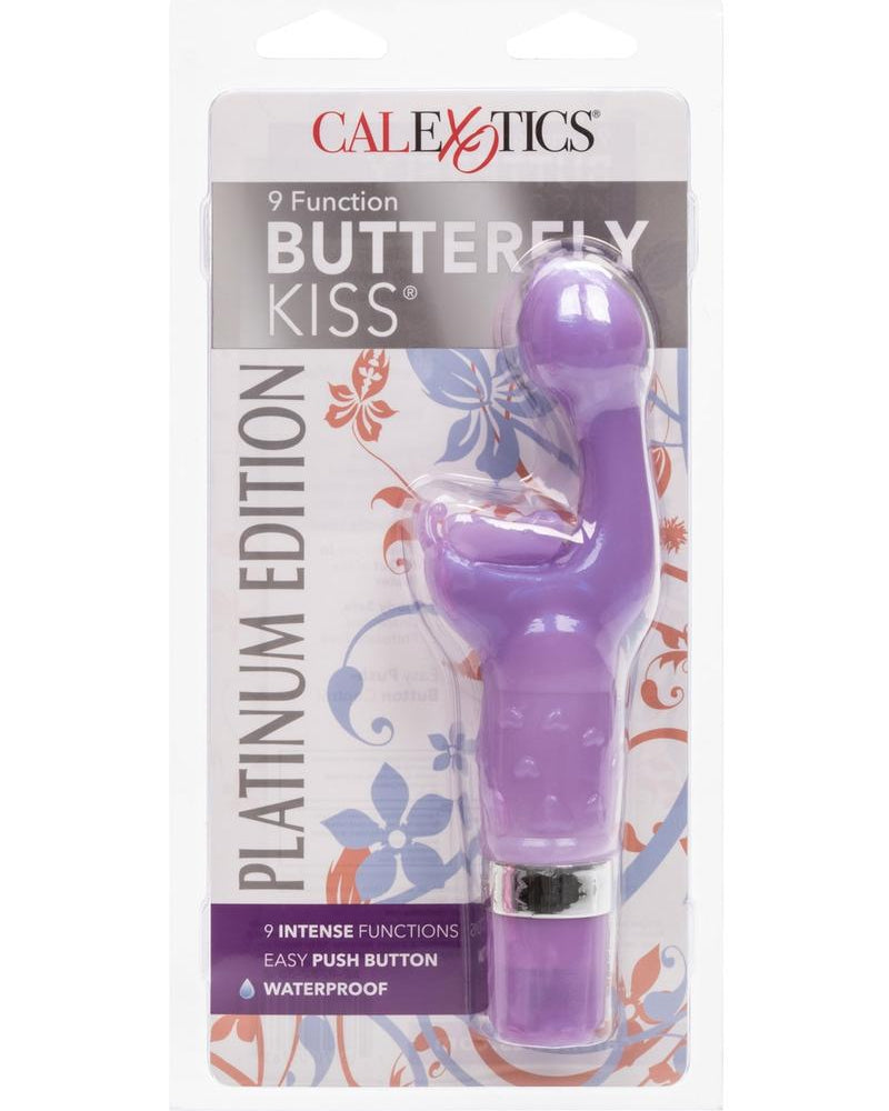 Mariposa platino beso morado