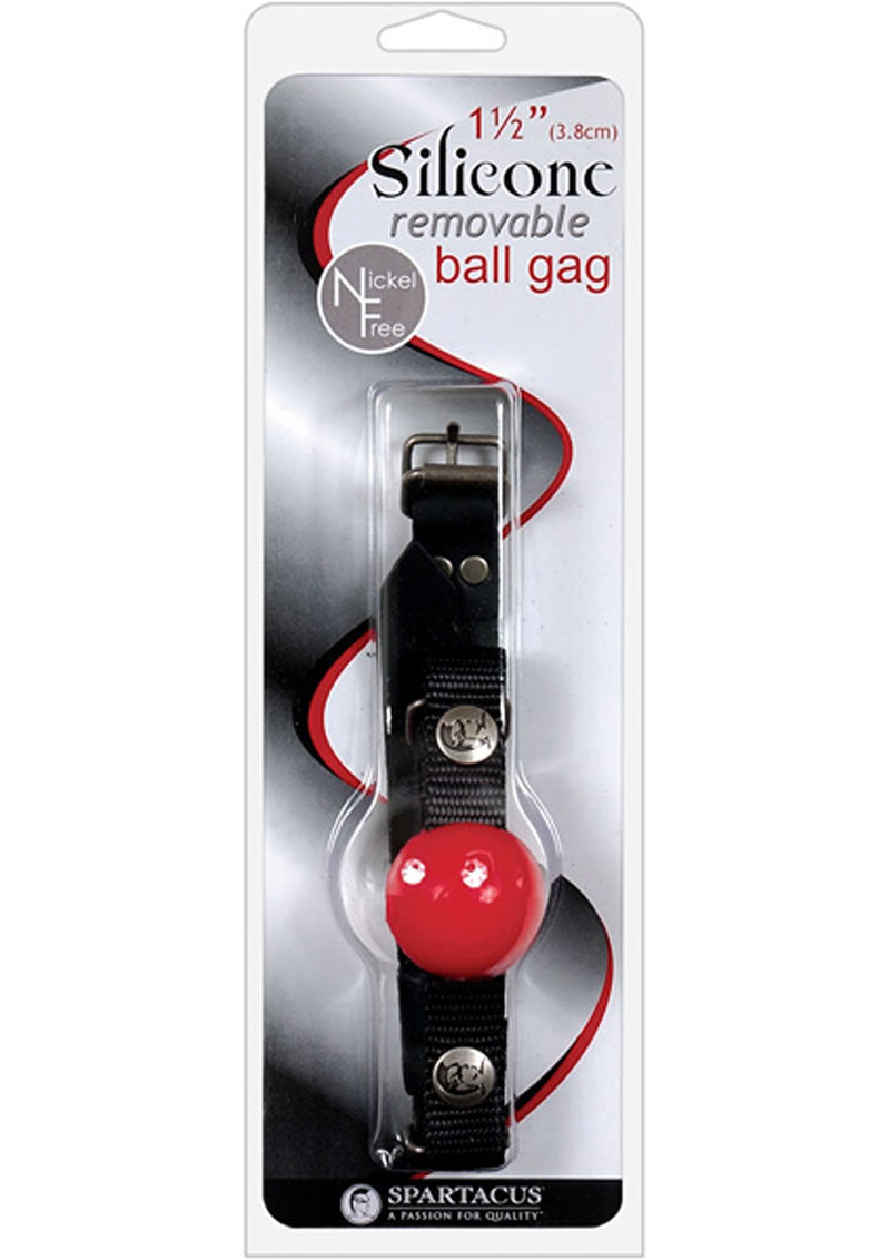 Nickel Free Silicone Small Ball Gag Red