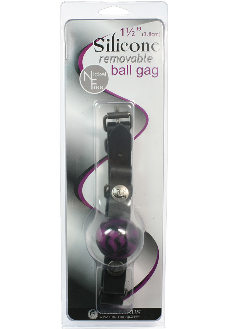 Silicone 1.5 Inch Ball Gag Small Swirl