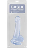 Pene Basix con ventosa de 8 pulgadas transparente
