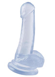 Pene Basix con ventosa de 8 pulgadas transparente