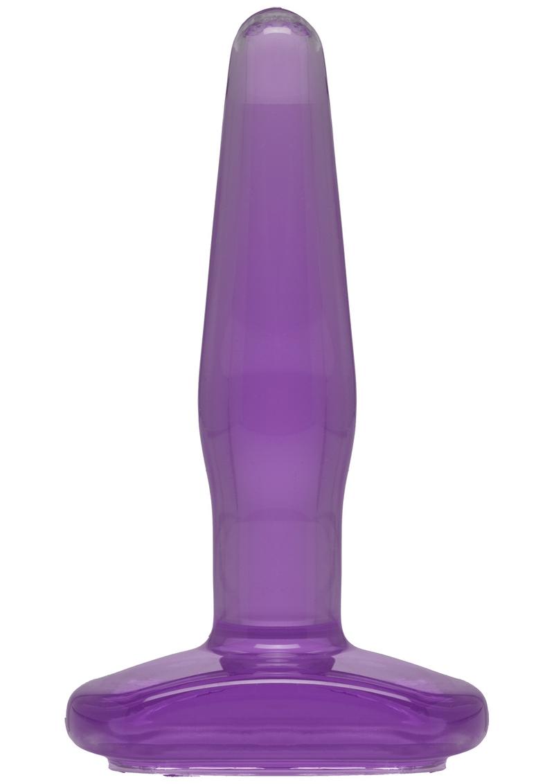 Tapón anal pequeño morado Crystal Jellies