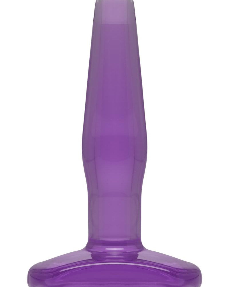 Tapón anal pequeño morado Crystal Jellies