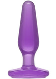 Tapón anal mediano de gelatina morada