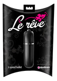 Le Reve Bullet - Pistola impermeable de 2,5 pulgadas, color negro