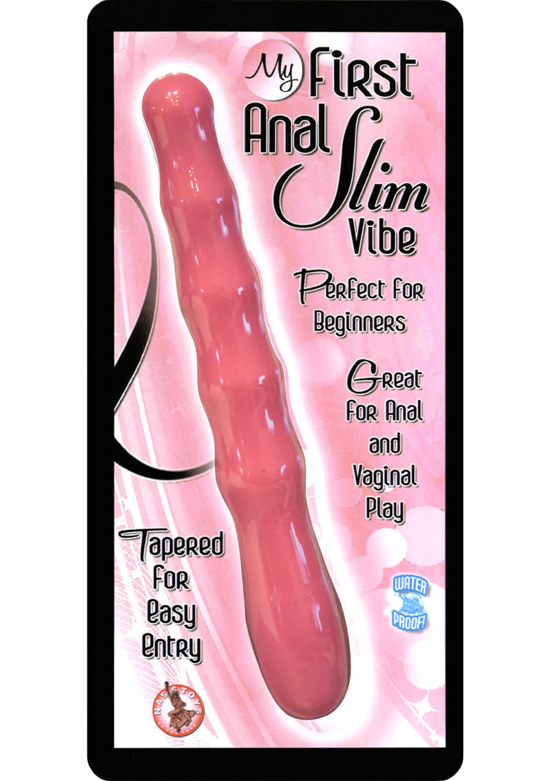 Mi primer vibrador anal Slim Vibe rosa