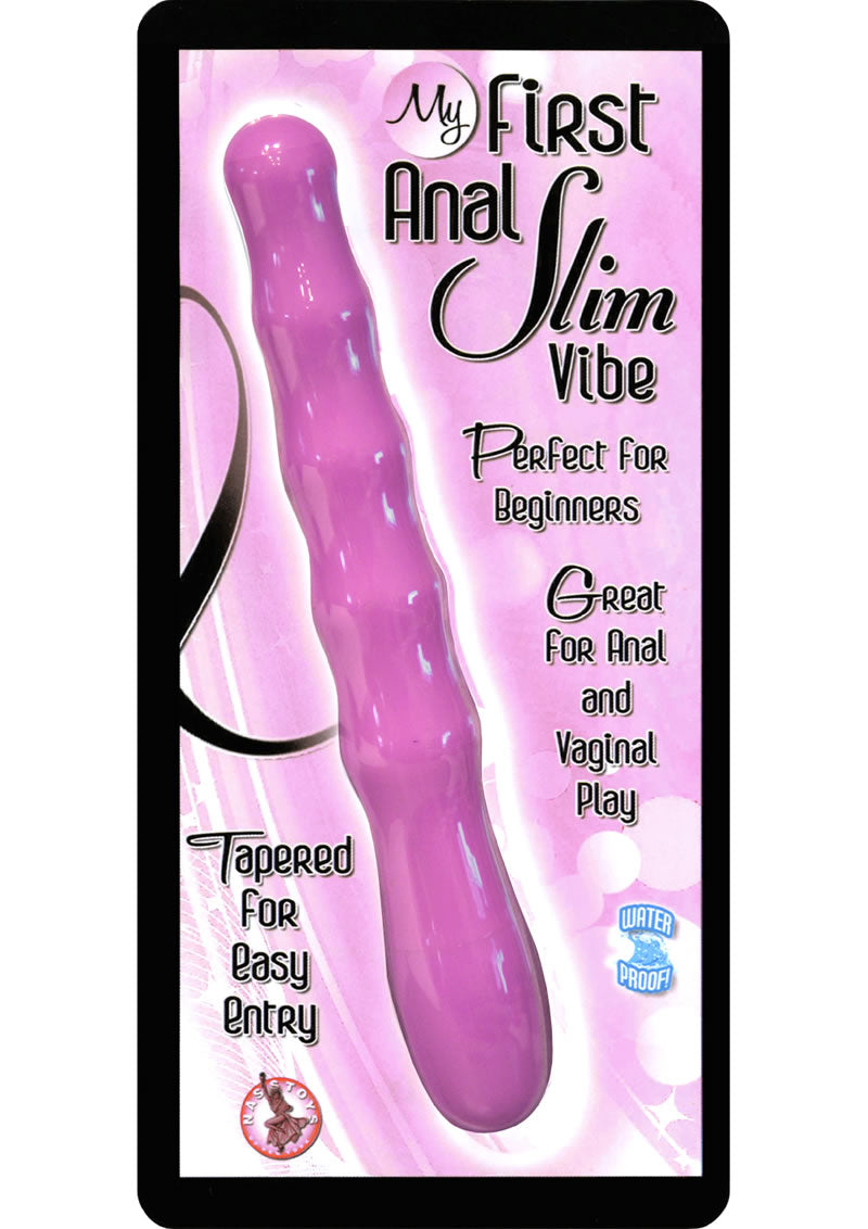 Mi primer vibrador anal Slim Vibe morado