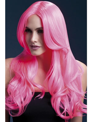 "Khloe Wig - Neon Pink FV-42545"