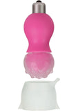 Foreplay Ice Chill Vibrating Ice Massager Silicone 3 Inch Pink