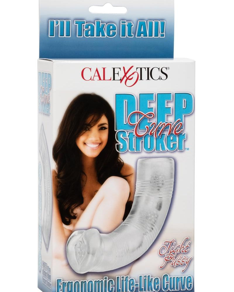 Deep Curve Stroker Tight Pussy Clear 7.75 Inch
