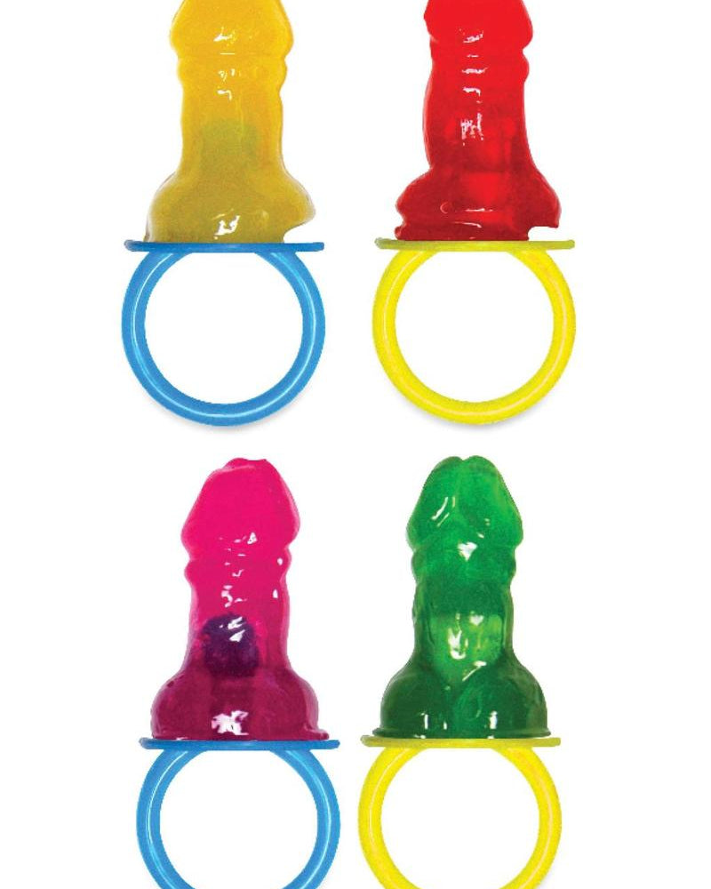 Bachelorette Party Favors Candy Pecker Pacifier 48 Per Bowl Assorted Flavors
