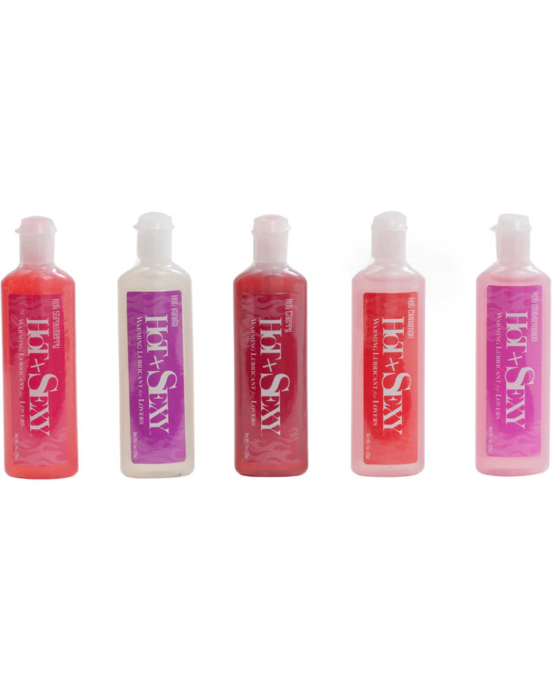 Hot And Sexy Warming Flavored Water Based Lotion 1 Ounce Assorted 5 Pack