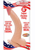 Real Skin All American Whoppers Dong With Balls 8 Inch Flesh