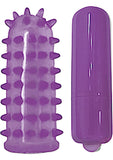 Mini Pocket Bullet con funda de gelatina color morado